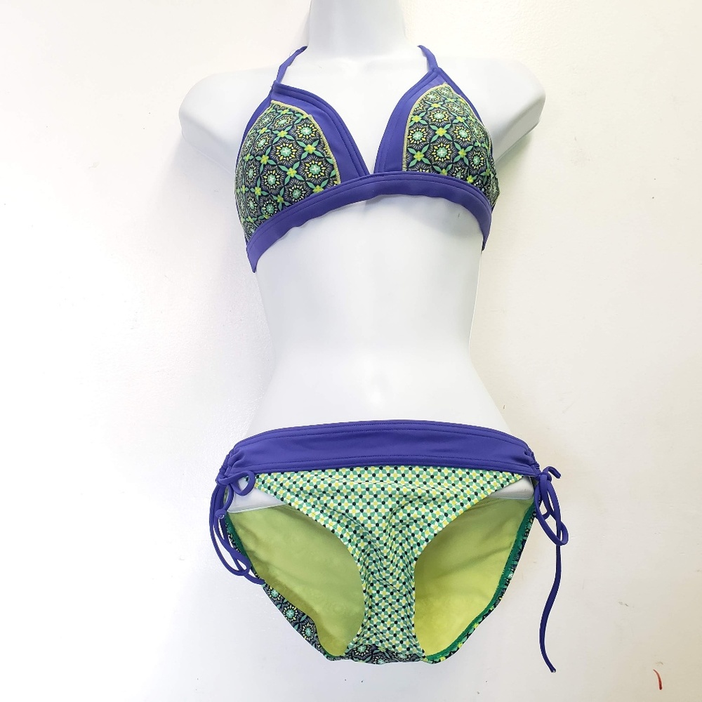 Prana Printed Mandala T Back 2 pc Bikini S